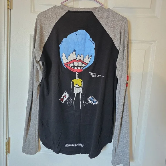 Chrome Hearts Black and Gray Long Sleeve Shirt - Picture 8 of 9